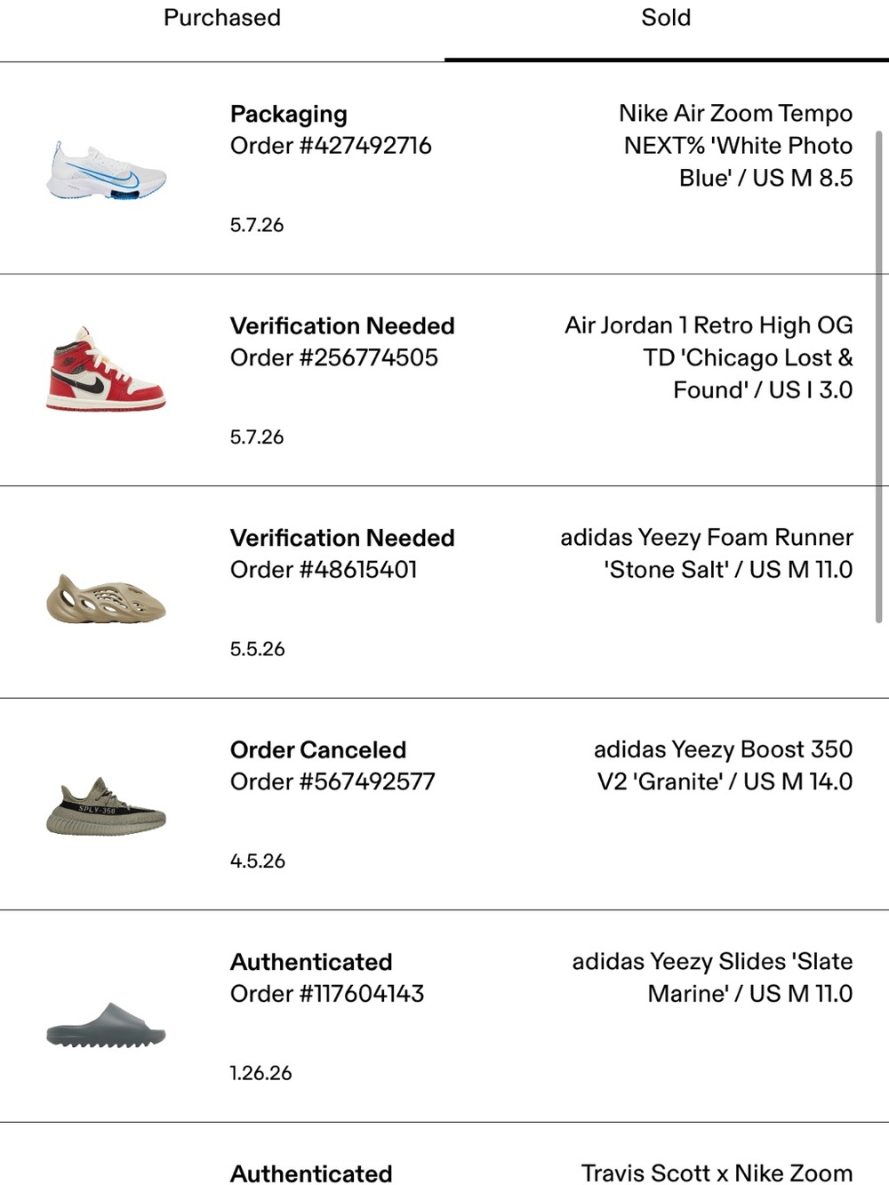 Nike Air Jordan 1 Chicago Lost & Found - Picture 10 of 11